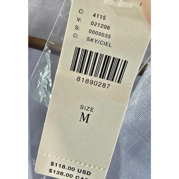 Anthropologie Blazer Womens Medium Blue Periwinkle Sheer Formal Jacket Dolan - Picture 11 of 13